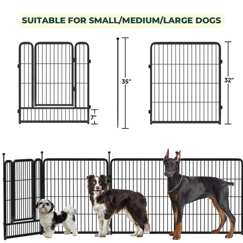 FXW Outdoor Dog Pen 16 Panels for Dogs & Reviews Wayfair